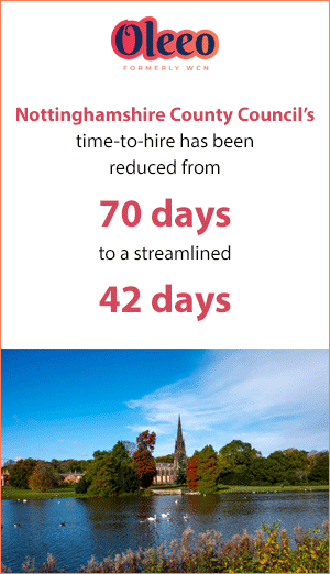 Nottinghamshire County Council’s time-to-hire has been reduced from 70 days to a streamlined 42 days